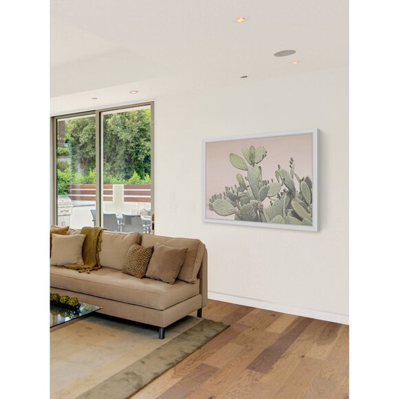 Cactus Bunch Marmont Hill Watercolor Cactus Painting Framed Paper Print NEW NIB - Picture 8 of 11